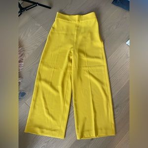 ZARA YELLOW TROUSERS - SMALL